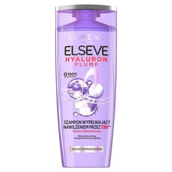 L'Oreal Paris Elseve Hyaluron Plump Szampon wypełniający nawilżeniem przez 72 h 400 ml