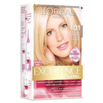 L'Oréal Paris Excellence Creme Farba do włosów 01 Superjasny blond naturalny