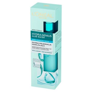 L'Oreal Paris Hydra Genius Aloe Water Płynna pielęgnacja nawilżająca skóra normalna i sucha 70 ml