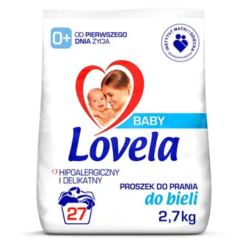 Lovela Baby Hipoalergiczny proszek do prania do bieli 2,7 kg (27 prań)