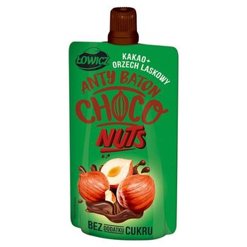 Łowicz Anty Baton Mus kakao + orzech laskowy 100 g