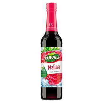 Łowicz Syrop o smaku malinowym 400 ml