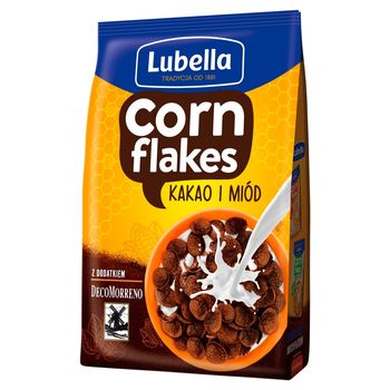 Lubella Corn Flakes Płatki kukurydziane kakao i miód 400 g