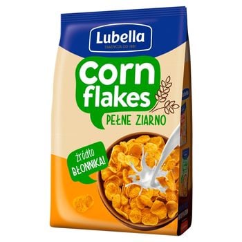 Lubella Corn Flakes Płatki kukurydziane pełne ziarno 500 g