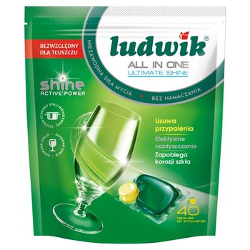 Ludwik All in one Kapsułki do zmywarek 812 g (40 sztuk)