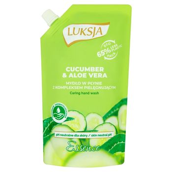 Luksja Essence Cucumber & Aloe Vera Mydło w płynie opakowanie uzupełniające 400 ml