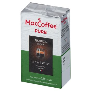 MacCoffee Pure Arabica Crema Kawa palona mielona naturalna 250 g