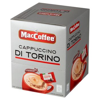 MacCoffee Rozpuszczalny napój kawowy 3w1 Cappuccino di Torino z ciemną czekoladą 250 g (10 x 25 g)