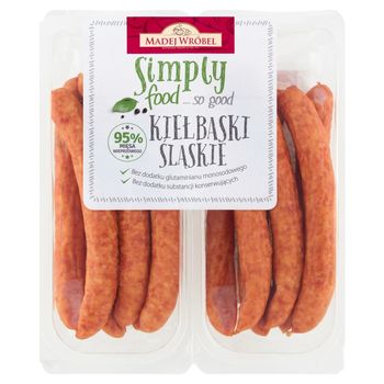 Madej Wróbel Kiełbaski śląskie 350 g (175 g + 175 g)