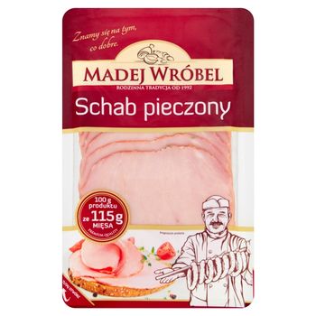Madej Wróbel Schab pieczony 0,100 kg
