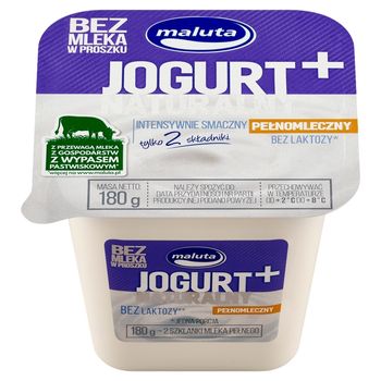 Maluta Jogurt naturalny pełnomleczny 180 g