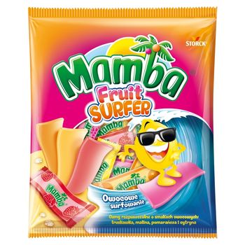 Mamba Fruit Surfer Gumy rozpuszczalne o smakach owocowych 140 g