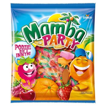 Mamba Party Gumy rozpuszczalne o smakach owocowych 140 g