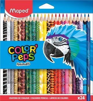 Maped Color'Peps Animals Kredki trójkątne 24 szt.