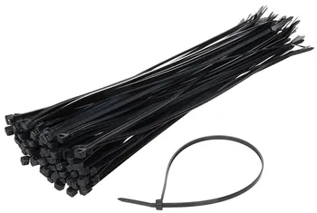 Maskownica DUWI Taśma kablowa 200 x 4.6 Czarny 25 sztuk 