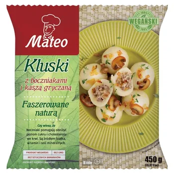 Mateo Kluski z boczniakami i kaszą gryczaną 450 g