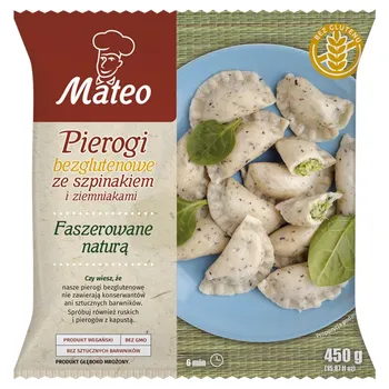 Mateo Pierogi z ziemniakami i szpinakiem bezglutenowe 450 g