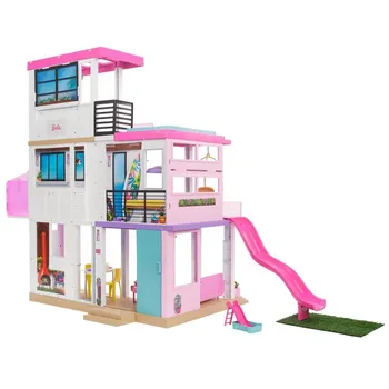 Barbie Zestaw Dreamhouse - Domek dla lalek Deluxe Światło i Dźwięk GRG93