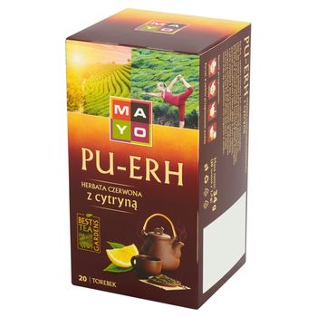 Mayo Pu-Erh Herbata czerwona z cytryną 34 g (20 torebek)