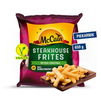 McCain Steakhouse Frites Frytki stekowe w chrupiącej otoczce 650 g