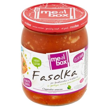 Meal Box Fasolka po bretońsku z kiełbasą w gęstym sosie pomidorowym 500 g