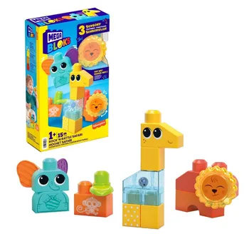 Mega Bloks Aktywizujące zwierzątka z dżungli HKN42