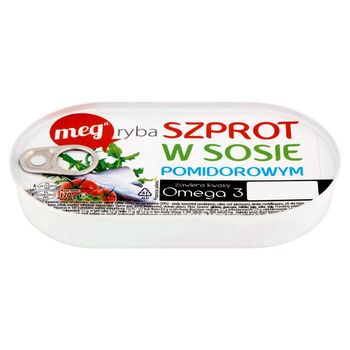 Mega Ryba Szprot w sosie pomidorowym 170 g