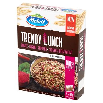 Melvit Premium Trendy Lunch okisz buraki papryka czosnek niedźwiedzi 320 g (4 x 80 g)