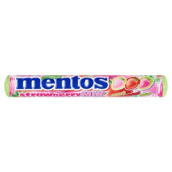 Mentos Strawberry Mix Cukierki do żucia 37,5 g