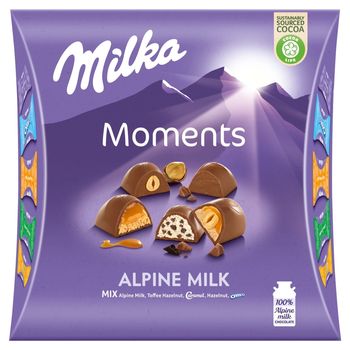 Milka Moments Mieszanka czekoladek 97 g (11 sztuk)