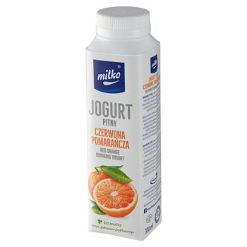 Milko Jogurt pitny czerwona pomarańcza 330 ml