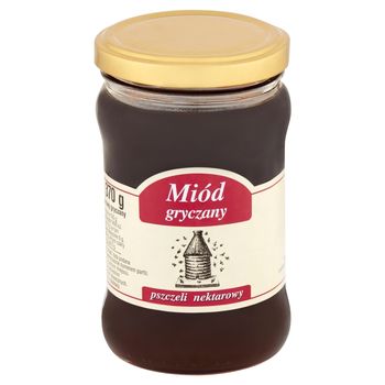 Miód pszczeli nektarowy gryczany 370 g