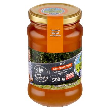 Carrefour Targ Świeżości Miód wielokwiatowy 500 g