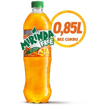 Mirinda Free Orange Napój gazowany 0,85 l