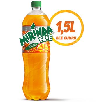 Mirinda Free Orange Napój gazowany 1,5 l