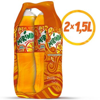 Mirinda Orange Napój gazowany 2 x 1,5 l
