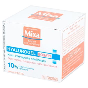 Mixa Hyalurogel Bogaty Krem intensywnie nawilżający 50 ml