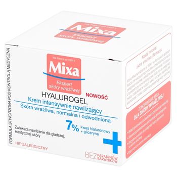 Mixa Hyalurogel Krem intensywnie nawilżający 50 ml