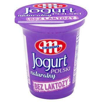 Mlekovita Jogurt Polski naturalny bez laktozy 350 g