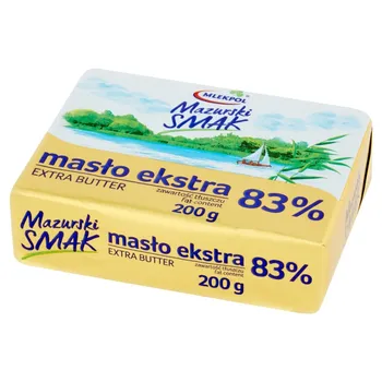 Mlekpol Mazurski Smak Masło ekstra 200 g