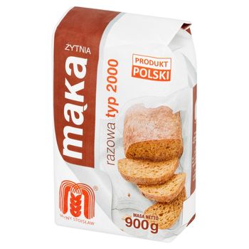 Młyny Stoisław Mąka żytnia razowa typ 2000 900 g