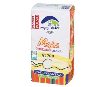 Młyny Wodne mąka orkiszowa jasna typ 700 Nadbużańska 1kg
