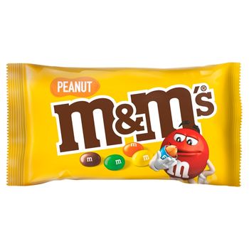 M&M's Peanut Orzeszki ziemne oblane czekoladą w kolorowych skorupkach 45 g