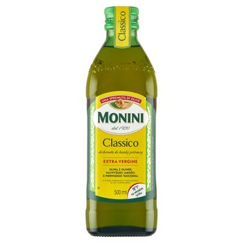 Monini Classico Oliwa z oliwek najwyższej jakości z pierwszego tłoczenia 500 ml