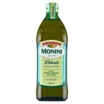 Monini Delicato Oliwa z oliwek najwyższej jakości z pierwszego tłoczenia 750 ml