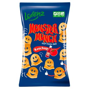 Monster Munch Chrupki ziemniaczane o smaku ketchupowym 100 g