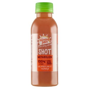 Morning Juice Metabolizm Shot grejpfrut + jabłko + rozmaryn 200 ml