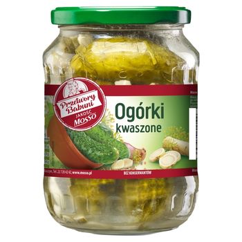 Mosso Ogórki kwaszone 680 g