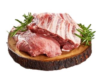 Mostki wieprzowe mięsne tacka