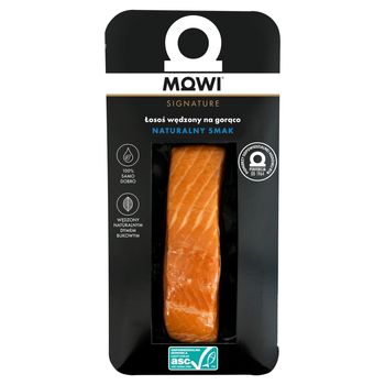Mowi Signature Łosoś wędzony na gorąco naturalny smak 125 g